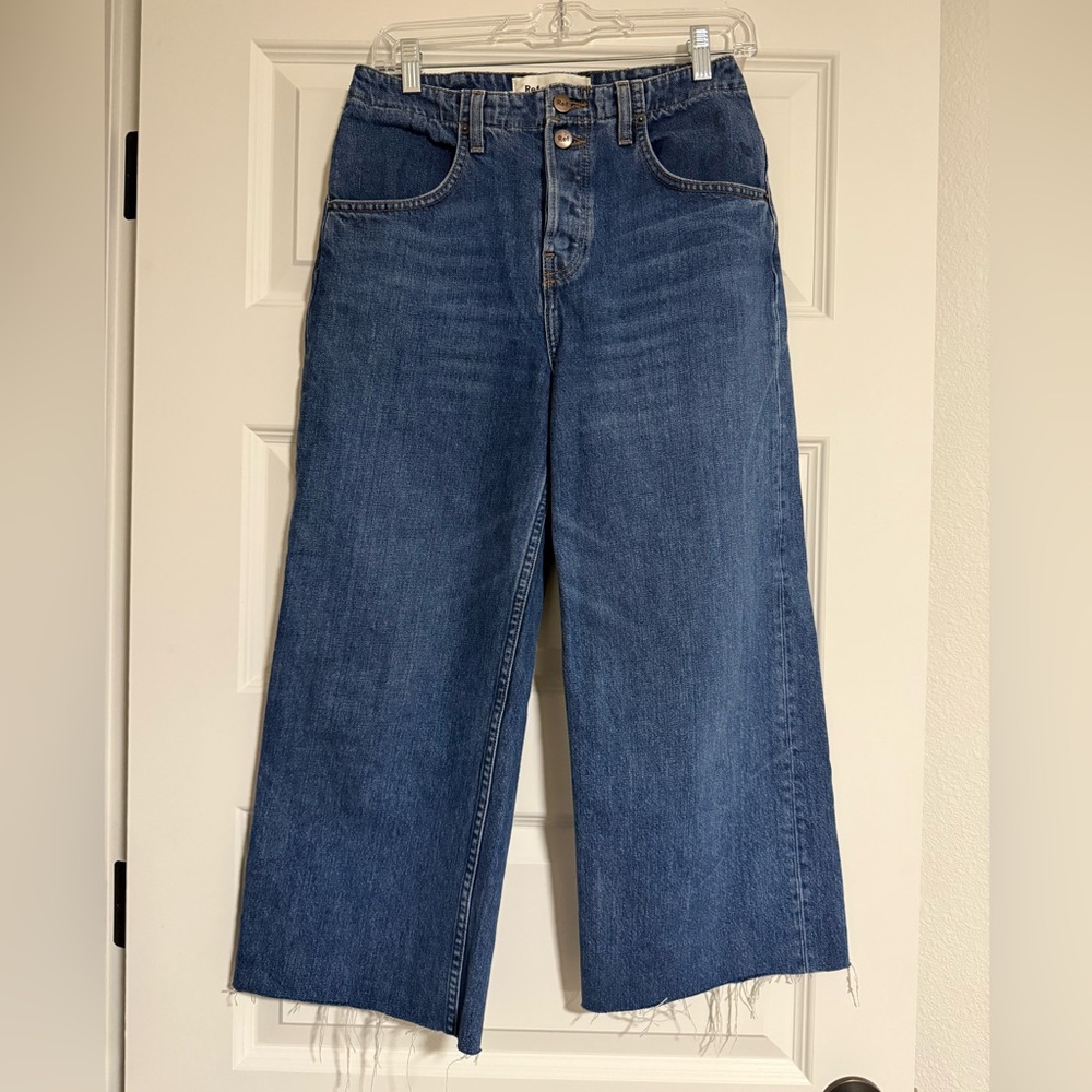 Reformation Baltic Wash Louise Jean with Raw Hem